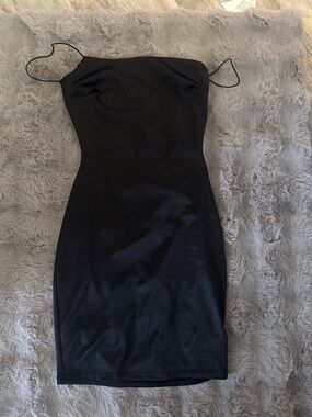 Windsor Black Spaghetti-Strap Bodycon Dress